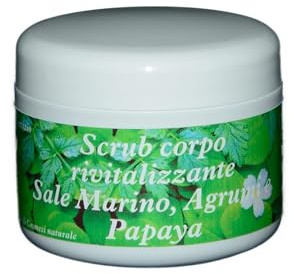 Centisia Exfoliante Corporal Revitalizante Cítricos y Papaya 400 g – Exfoliante Natural con Sal Marina, Naranja Dulce, Papaya y Aceites Esenciales – Piel Suave, Lisa y Uniforme