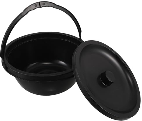 PACKOVE Vaso da Notte per Adulti da Comodino Wc Portatile per Anziani Comoda da Comodino per Disabili Secchio per Comoda Portatile per Recupero e Assistenza Dimensioni