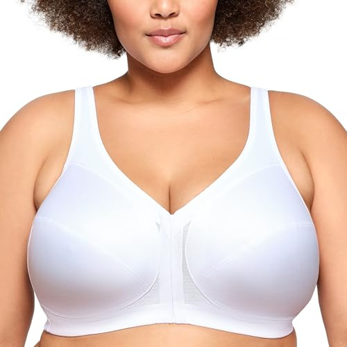Glamorise Women's MagicLift Front Close Posture Back Support Bra #1265