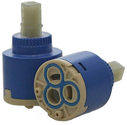 ownace 2 35 mm Ceramic Disc Kunststoff Waschbecken Dusche Badewanne Einhandmischer Innen Kartusche Ersatz, plastik, 35 mm