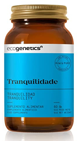 Ecogenetics Tranquilidad | Suplemento con Ashwagandha y Extractos Naturales | 60 Cápsulas | Complemento alimenticio para el bienestar diario y rutina equilibrada