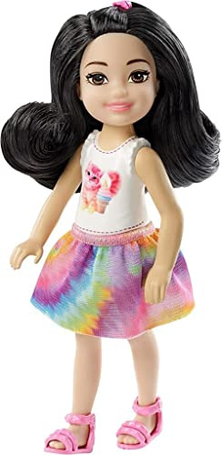 Barbie Chelsea Muñeca Pelo Negro, Juguetes 3 años (Mattel FXG77)