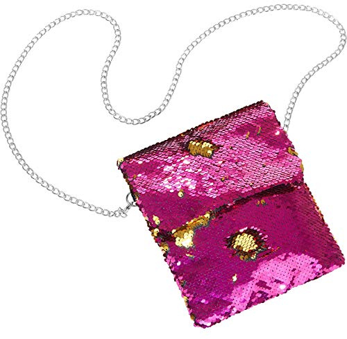 dressforfun Glitzer Pailletten Damen Handtasche, Taschen im Clutch Format, Handtasche Damen klein, als Party Zubehör, Dirndltasche Oktoberfest Accessoires, Abendkleid oder Halloween Kostüm