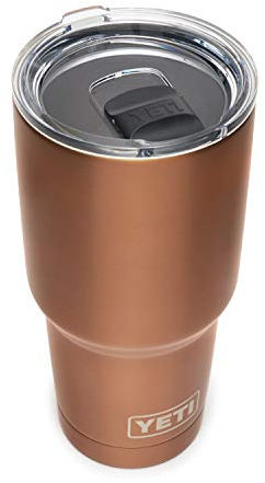 YETI Rambler 30 oz Tumbler, Stainless Steel, Vacuum Insulated with MagSlider Lid, Copper