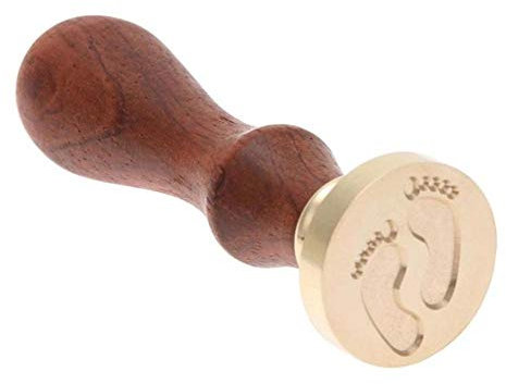1 x niedlicher Siegelstempel für Hochzeit, Retro, Holzgriff, dekorativer Gruß, Geburtstag, Hochzeitseinladung, Siegelstempel, Herz, 04