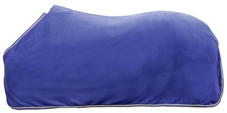 HKM Abschwitzdecke, Dunkelblau/Gold, 75 Größe