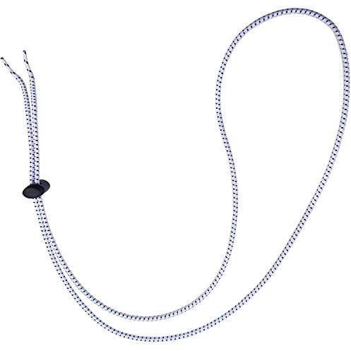Leshang Swimming Goggles Bungee Strap Rope Buckle Tighter to Strengthen The Elastic Rope Buckle not Easy to Trip (White, 43 inch)