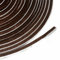 Nastro sigillante adesivo per porta e finestra, striscia di spazzola antipolvere, 10 m, guarnizione per porta finestra, per sigillare spazi tra porte e finestre (9 x 5 mm, marrone)