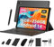 PIXPEAK 2K Tablette 10,36 Pouces, 4G LTE+5G WiFi, 36GB RAM+256GB ROM (2TB TF), Android 14 Tabletta PC, Octa-Core 2.0 GHz, 2000 * 1200, 8000mAh, 13MP+8MP, GPS, Tablette avec Clavier ect (Noir)