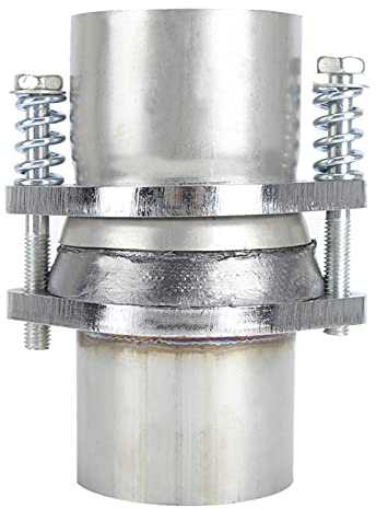 aqxreight Edelstahl Universal Quick Fix Auspufffederbolzen Flansch Reparaturrohr 3 Zoll