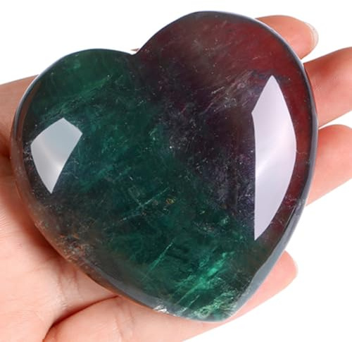 60 mm Groß Herz Kristalle Edelsteine Geschenke für Frauen, Reiki | AWARDSEN Heilsteine Handschmeichler Stein für Valentinstag Geburtstage Jahrestag Muttertag Thanksgiving Tag