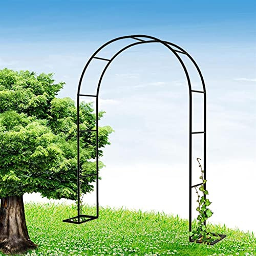Arco Jardin Exterior Decorativo de Entrada, Arcos de Jardin Hierro para Varias Plantas Trepadoras, Rosas, Arco de Boda, Arco De Metal para Exteriores, Varios Tamaños,300x220x40CM