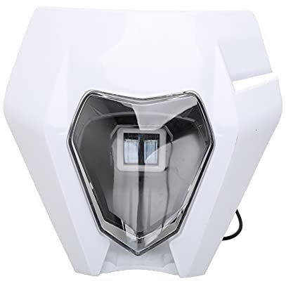 AYKANING Motorrad Hauptscheinwerfer,Motorrad Scheinwerfer Motorrad Neue Universal Scheinwerfer Scheinwerferlampe Licht Passend Für EC XC XCF XCW XCFW SX SXF SXS 125 150 250 350 450 530(Color:B.White)