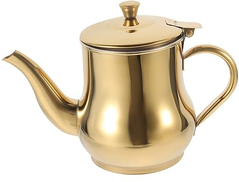 FUNOMOCYA Aceitera de Acero Inoxidable con Colador y Mango Reforzado de 32oz para Cocina, Recipiente para Aceite y Grasa con Filtro Extraíble y Diseño Antiescaldadura