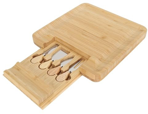 Cheese Board Set - Charcuterie Boards and Serving Meat Platter, High Hardness Cheese Board,for Home Kitchen – for Entertaining Guests (Regular)