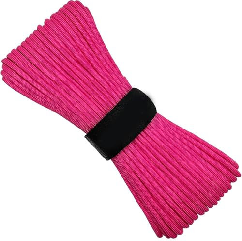 WHFCBJBW Zelt Paracord Seil Zeltschnur Wäscheleine Seil 7 Stränge Fallschirmschnur Survival Cord 29.9 m Paracord Seil Zelt Paracord