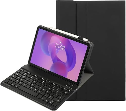 YKWXSC Custodia Tastiera per Lenovo Tab Idea 11 Tablet 11'' TB336ZU/TB336FU 2025, QWERTY Staccabile con Collegamento Bluetooth Tastiera, Nero