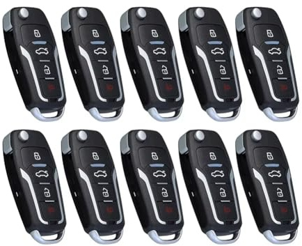 Louttary 10 Pezzi 433Mhz Duplicatore Remoto A Codice Fisso Apriporta per Garage Elettrico Clonazione Cloner Copia