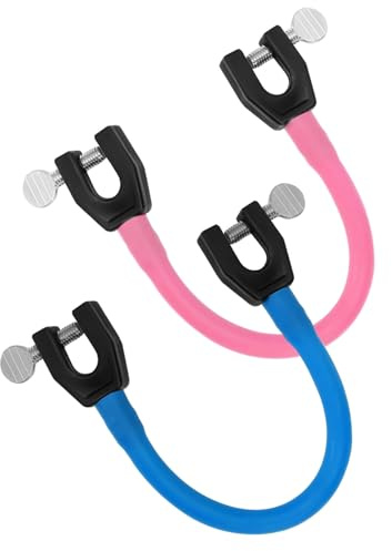 Infreecs Lot de 2 connecteurs de pointe de ski pour enfants et débutants - Connecteur portable pour réglage de la vitesse - Accessoire de ski de descente pour snowboard (bleu, rose)