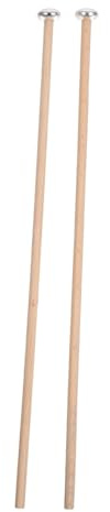 INOOMP Professionelle Glockenspiel Xylophon-schlägel aus Metall mit Holzgriff Langlebige Leichte Klangstäbe für Klare Präzise Töne und Vielseitigen Einsatz bei Musikern