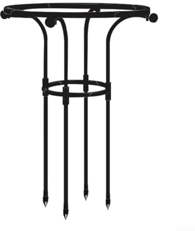 Per piante rampicanti in metallo traliccio verticale obelisco design fornisce supporto per viti in più posizioni da giardino (125 cm)