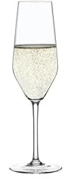 Spiegelau 12 Calici Champagne Style cl. 31 in Vetro Sonoro Superiore – Flûte Eleganti per Prosecco, Spumante e Champagne, Design Moderno Sottile con Punto Perlage, Lavabili Lavastoviglie
