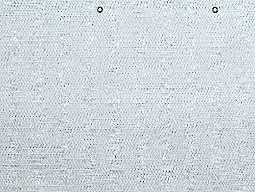 VERDELOOK White Master, Tessuto per protezione ponteggi in telo con occhielli, 1.8x25 m, bianco