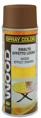 Smalto Spray Impregnante Effetto Mogano Specifico per Legno