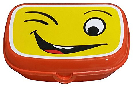 Bama Humor Portamerenda, Plastica, Multicolore, 19x13.5x6 cm