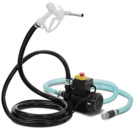 MSW Bomba De Combustible Surtidor Diésel MSW-OP40S (Tensión nominal: 230 V, Altura máx. de succión: 5 m, Potencia: 370 W, 40 l/min, no autocebante)