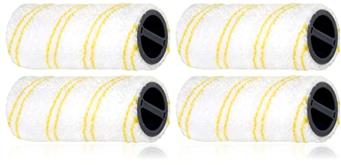 SPARES2GO Rollensatz kompatibel mit Kärcher BR 30/1 EWM2 Premium Scheuersaugmaschine Hartbodenreiniger (4er Pack)