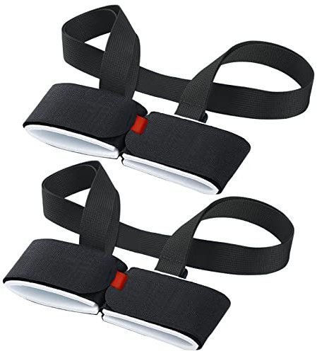 Senbaler 2 Pezzi Cinghie per Sci Regolabili, Tracolla per Bambino Adulto, Trasporto Snowboard, Attrezzatura