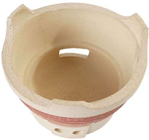 Housoutil Ton Grillzubehör Holzkohlegrill Grilleimer Bbq Eimer Grillkübel Tischgrill Feuerkorb Gartengrill Campinggrill Kohleofen mit Grillrost für Balkon Garten Camping Picknick Party