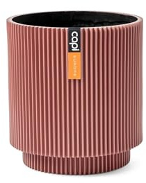 Capi Europe - Gefäß Zylinder Groove Colours - 23x25 - Rosa - Blumentopf für drinnen - CAPI Indoor - BGVPI315