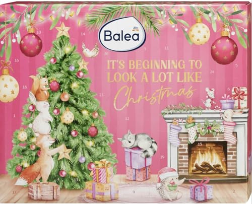 Balea Adventskalender 2024 Frauen Beauty - Kosmetik Advent Kalender für Frau & Mädchen, 24 Geschenke Wert 80€, Pflege Weihnachtskalender, Adventkalender