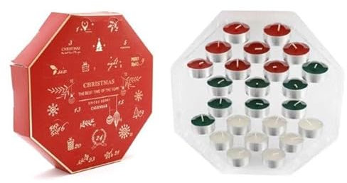 Christmas 24 Tealight Advent Calendar