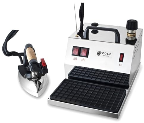 AEOLUS Steam Iron System GV04 INOX V4 Professional with Energy Saving Copper Boiler External Resistance Anti-Scale Professional Iron with Heat Shield Stainless Steel Shell 5 Years Warranty