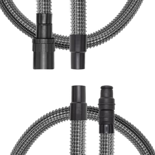 PRIMEBAG Gewebeschlauch 2m passend für Flex Hecht Festool Makita Craft 3 | Gewebeschlauch-Set Zyklon Abscheider 50mm, Anschluss Nass-/Trockensauger 58mm Schlauch, Stahlfeder Meter