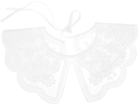 COLLBATH Abnehmbarer Spitzenkragen Für Damen Verstellbarer Fake Kragen Weißer Zierkragen Für Sommerblusen Und Kleider Damenschmuck Für Modische Outfits