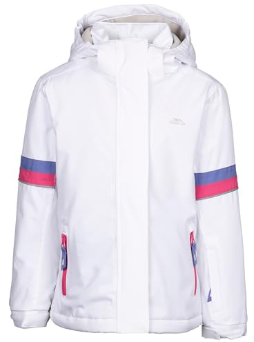 Trespass Girls Padded Ski Jacket Kharli - Waterproof Ski Jacket, Windproof Outdoor Winter Coat with Hood, Warm Jacket for Skiing Snowboarding Snowsports, Padded Snowproof Jacket