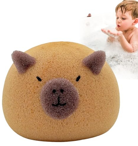 Capybara - Éponge de bain pour - Jolie éponge de bain pour bébé et enfant | Garçons, filles et routines