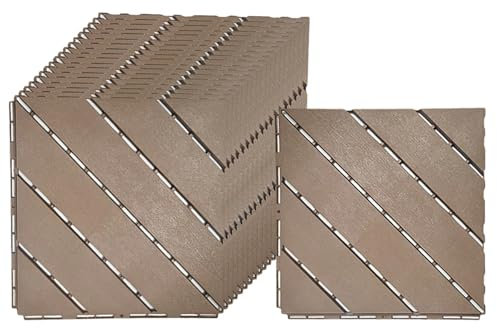 Ppiastrelle per Pavimenti per Garage 44 pezzi piastrelle for pavimentazione da patio resistenti alle intemperie piastrelle for pavimenti da esterno impermeabili piastrelle for terrazza da giardino for
