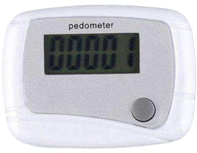 Walking Pedometer - Digital Step Counter | LCD Fitness | Daily Activity Monitor for Sports Running Hiking Travel Adventures | Lightweight Device for Workouts Swimming Exercise