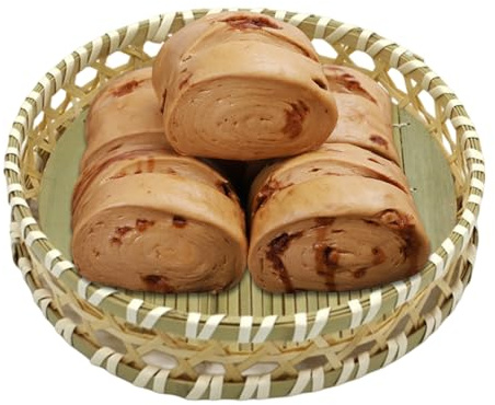 Cesto | Cesto Intrecciato Per Prodotti Agricoli - Vassoio Decorativo a Fondo Piano Lavabile per Alimenti Dolci Frutta e Feste