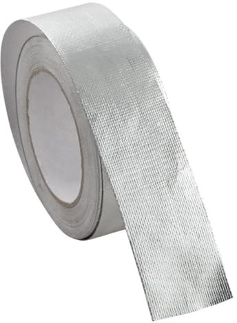 SOIMISS Cinta Aislante de Aluminio para Escape Resistente Alta Temperatura para Coche y Moto Tubería Protección Térmica y Aislamiento Industrial