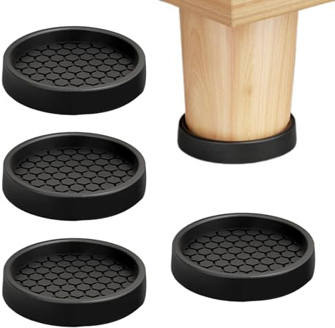 DzpKrka Almohadillas Antideslizantes para Muebles,4 Piezas Pies De Agarre De Silicona Antideslizantes,Topes para Cama para Prevenir El Deslizamiento | para Cama Armario Sofá Silla Mesa