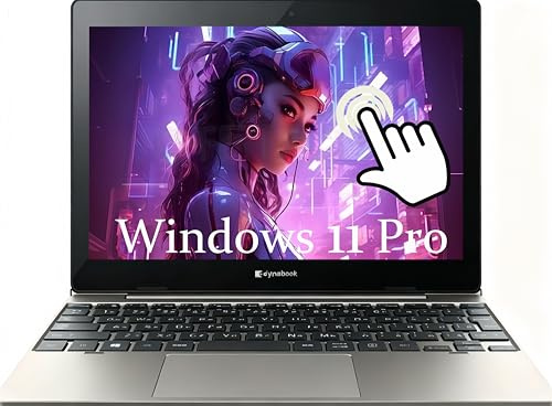 Toshiba Dynabook K50 Touchscreen 2-in-1 Laptop, 10.1 (1280x800) Display, Intel Celeron N4020, 4 Go de RAM, 64 Go SSD, Thin&Light, Webcam, Windows 11 Pro(Reconditionné)