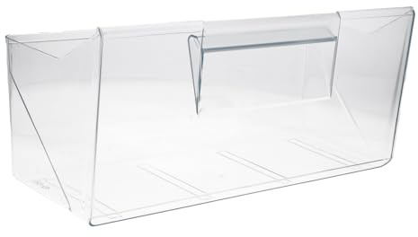 ensipart Gemüseschublade für Kühlschrank kompatibel mit Electrolux 2647021019 Gemüsefach kompatibel mit Küppersbusch 441763 transparente Schublade für Kühlschrank kompatibel mit smeg 761170939