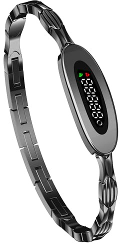 findtime Smart Bracelet for Women Ladies Fitness Wearable Activity Tracker Heart Rate Sleep Monitor Sports Modes Remote Camera Stress Monitor IP68 Waterproof Ultra-Thin Elegant Womens Smart Bracelet