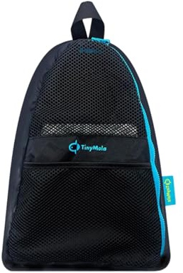 APLVFFZH Fin Aufbewahrungstasche Schwimmflossen Tasche Taucherflossen Oxford Stoff Mesh Beutel mit Zentraler Lagerung Und Einfacher Entnahme für Kind, L
